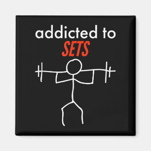 Aimant Addicité Aux Jeux Drôle Gym Entraînement Naughty P