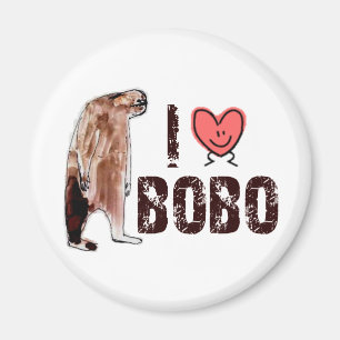 Aimant Adorable ! I LOVE <3 BOBO design - Trouver Bigfoot