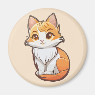 Aimant Adorable Kawaii Kitten
