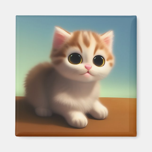 Aimant Adorable Kitten (Devant)