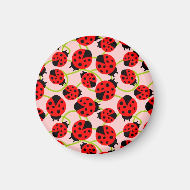 Aimant adorable Ladybugs (Devant)