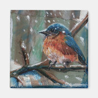 Adorable Petit Oiseau bleu de l'Est Chant