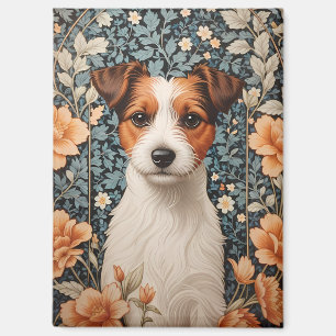Aimant Adorable Terrier Jack Russell Inspiré de William M