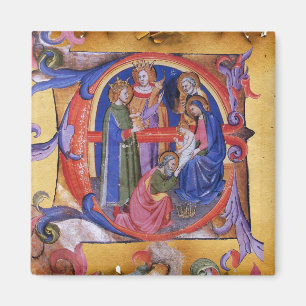 AIMANT ADORATION OF MAGI NATIVITY CHRISTMAS PARCHMENT