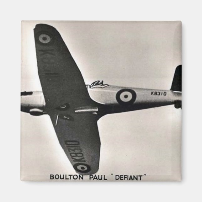 Aimant Aéronefs - Boulton Paul Defiant (Devant)