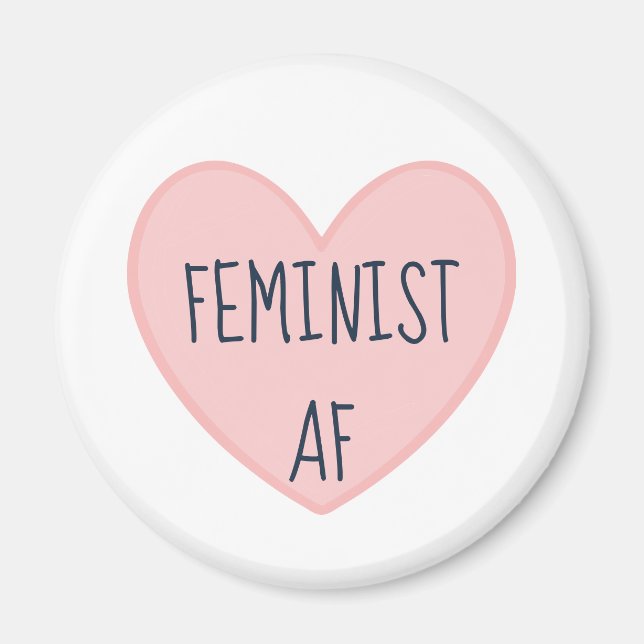 Aimant "AF féministe" (Devant)