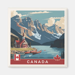 Aimant Affiche Canada Travel
