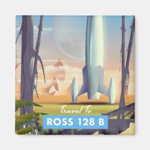 Aimant Affiche de science-fiction Ross 128 B