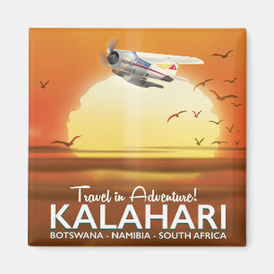 Aimant Affiche de voyage Aventure dans le désert du Kalah