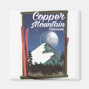Aimant Affiche de voyage Colorado Copper Mountain