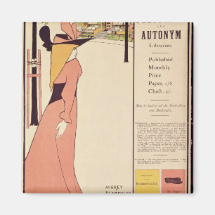 Aimant Affiche publicitaire pour 'Le Livre Jaune'