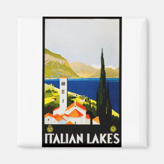 Aimant Affiche touristique des lacs italiens