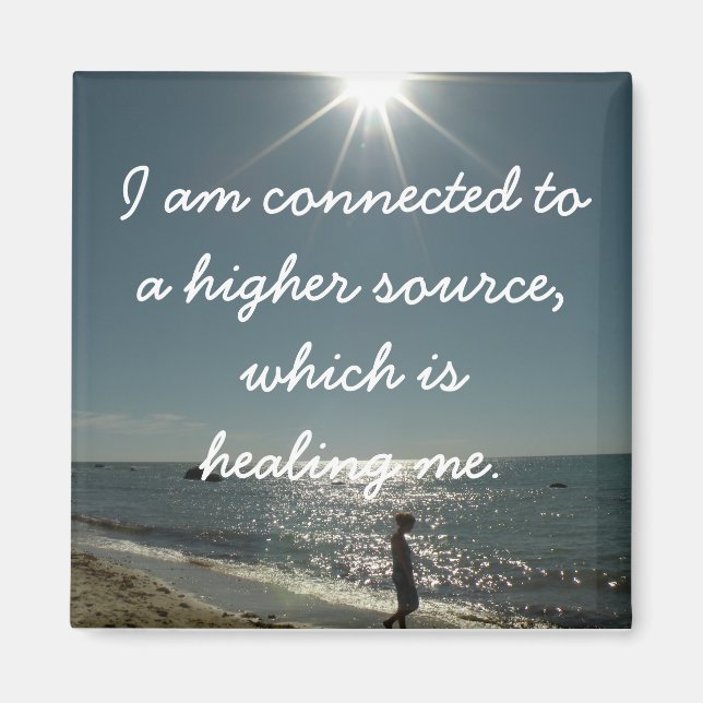 Aimant Affirmation positive pour une personne atteinte de (Devant)