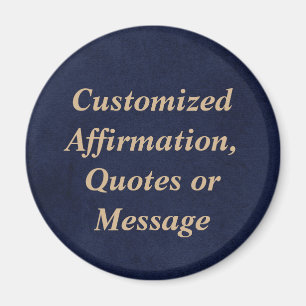 Aimant Affirmations De Devis Personnalisées Ou Message
