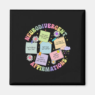 Aimant Affirmations neurodivergents Sensibilisation à l'a