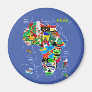 Aimant Africa map