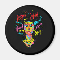 African Queen Strong Woman Black History Month Pro