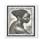 Afrique art voyage Français "timbre postal"