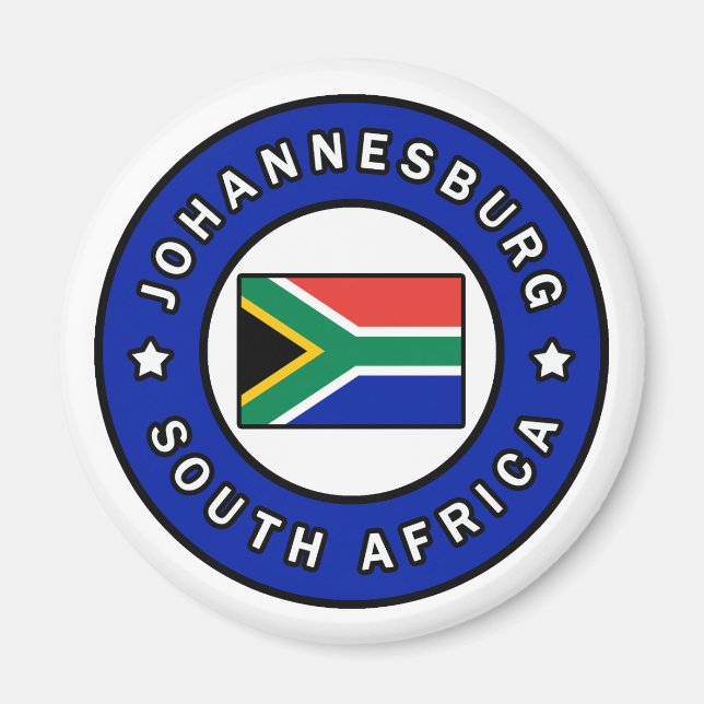 Aimant Afrique du Sud de Johannesburg (Devant)