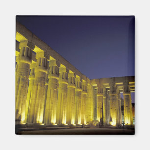 Aimant Afrique, Egypte, Louxor. Cour solaire d'Amenhotep