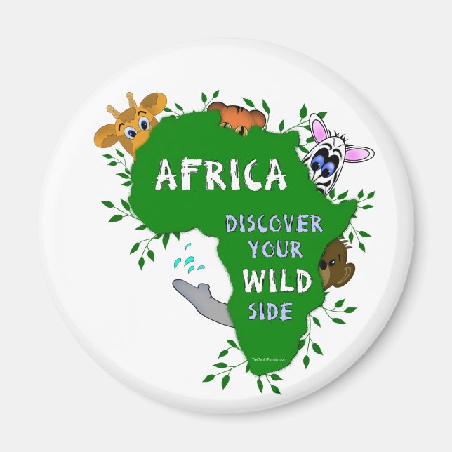 Aimant Afrique sauvage (Devant)