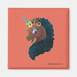 Aimant Afro Unicorn Magique