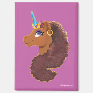 Aimant Afro Unicorn   Unique