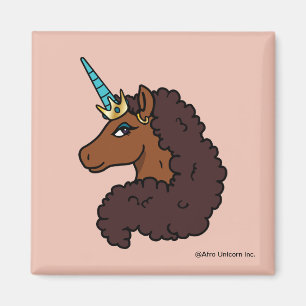 Aimant Afro Unicorn   Unique