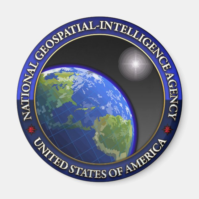 Aimant Agence nationale de renseignement géospatial (Devant)