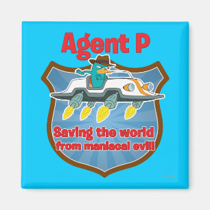 Aimant Agent P Sauver le monde de maniacal mauvaise voitu