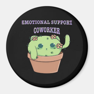 Aimant Aide émotionnelle Coworker Chat Stickers Classic