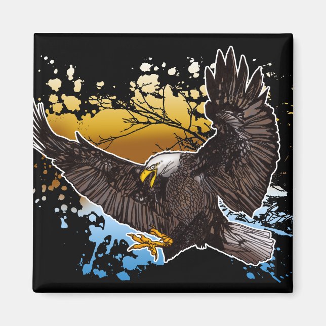 Aimant Aigle de Bald (Devant)