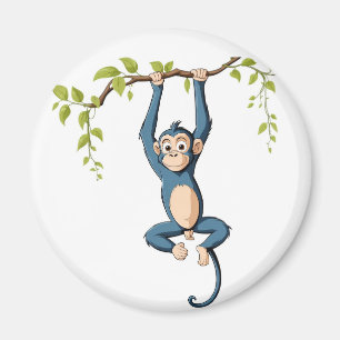Aimant Aiguillant à accrochage de singe adorable