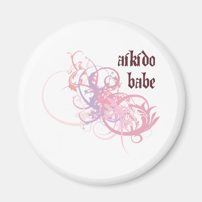 Aimant Aikido Babe (Devant)