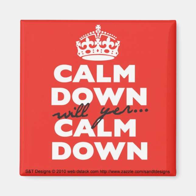 Aimant aimant-calme (Devant)