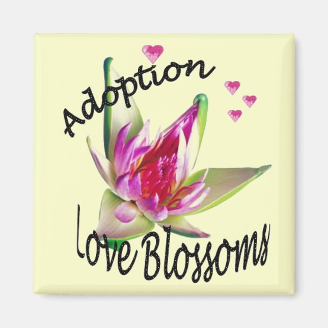 Aimant Aimer l'adoption (Devant)