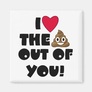 Aimant Aimer Le Poop Emoji