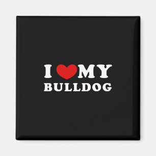 Aimant Aimer Mon Bulldog
