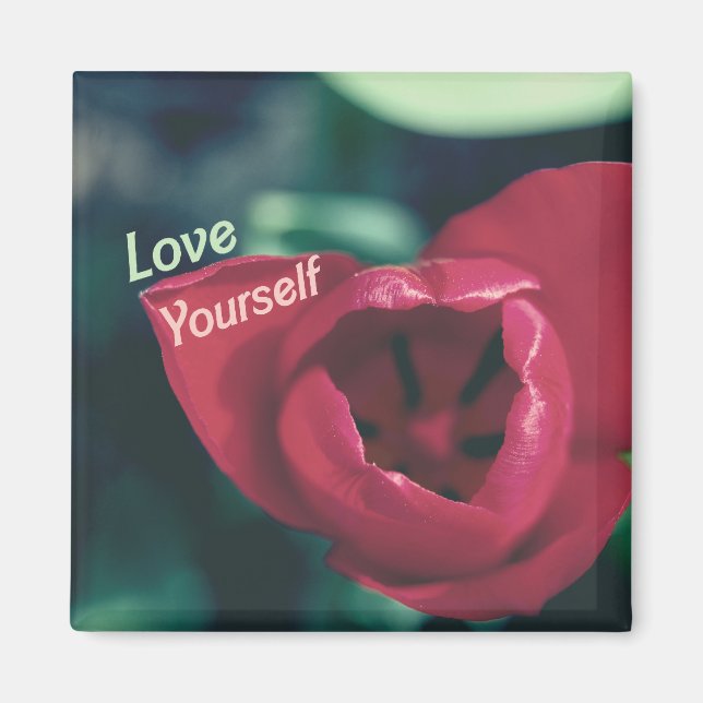 Aimant Aimez-vous vous-même Esteem Tulip (Devant)