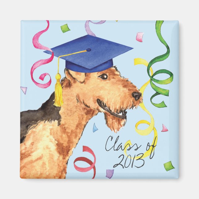 Aimant Airedale Graduate (Devant)