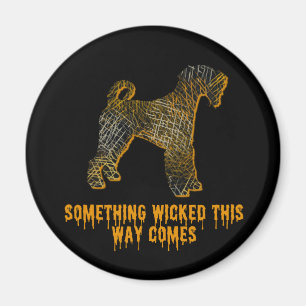 Aimant Airedale Terrie R Chien Silhouette Fun Halloween