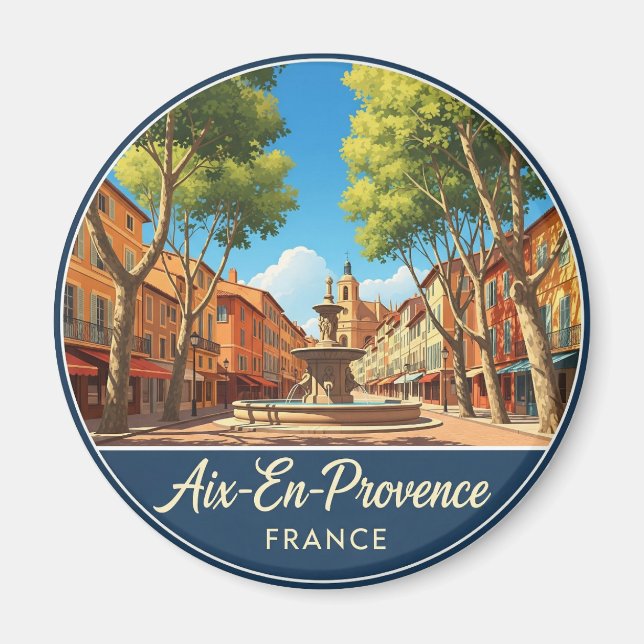 Aimant Aix-en-Provence France Travel (Devant)