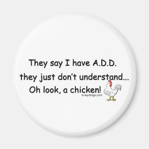 Aimant AJOUTER Humour poulet