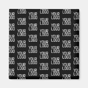 Aimant Ajouter votre logo Répéter Motif Modèle modifiable