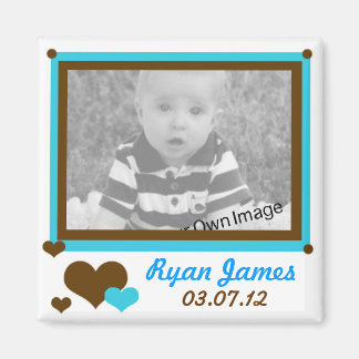 Aimant Ajoutez vos informations, vos coeurs et votre aima