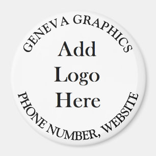 Aimant Ajoutez votre logo et vos informations professionn