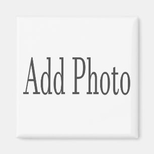 Aimant Ajoutez votre photo en rond ou ajustez l'aimant