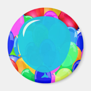 Aimant Ajoutez votre texte au ballon