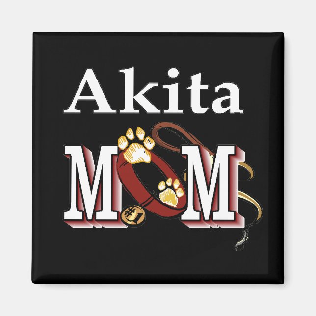 Aimant Akita Dog MOM (Devant)