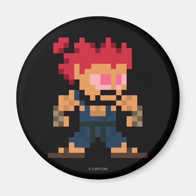 Aimant Akuma 8 bits (Devant)